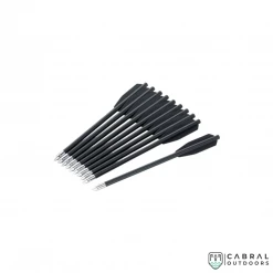 EK ARCHERY Ek Archery Crossbow Bolts Plastic | 6.5" | 10 Pack Arrows