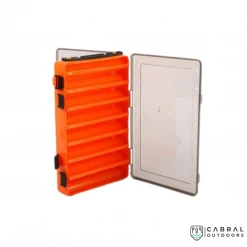 Cabral Outdoors 14 Compartments Double Sided Plastic Fishing Tackle Box