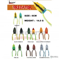 Lucana Predator Frog Lure 6cm | 14.5g Lures