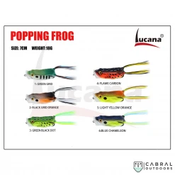 Lucana Popping Frog Lure 7cm | 18g Lures