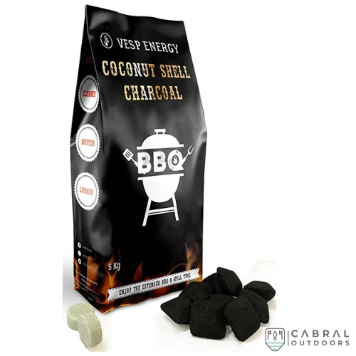 Grills & Accessories Vesp Energy Coconut Shell Charcoal Briquettes (3kg & 5kg) 4 Grills & Accessories Vesp Energy Coconut Shell Charcoal Briquettes (3kg & 5kg)