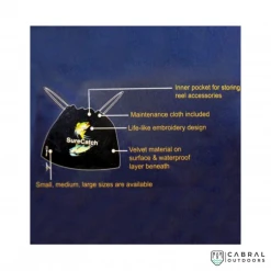 SureCatch Velvet Fishing Reel Case