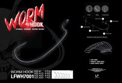 Lures Factory Lure Factory Worm Hook 7001 | Size 2/0, 3/0