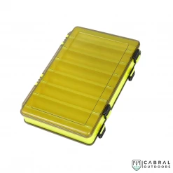 Cabral Outdoors 14 Compartments Double Sided Plastic Fishing Tackle Box