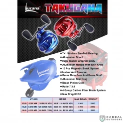 Lucana Takugana Baitcasting Reel Reels