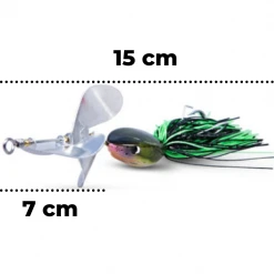Lures Factory Lure Factory MEGAFROX Sharky Bait Spinner 25g | 15cm | Size 2/0 | 1pcs/pkt