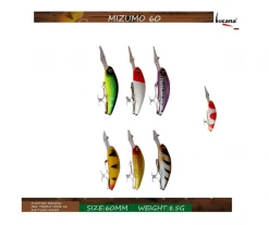Lucana Mizumo 60mm/8.5g, 1pcs/pkt Lures