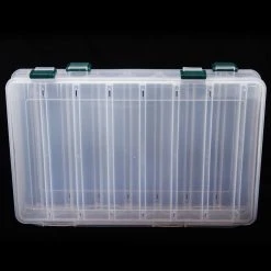 Cabral Outdoors 14 Compartments Double Sided Plastic Fishing Tackle Box