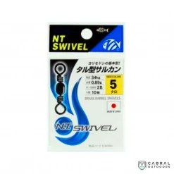 NT Swivel Terminal Tackles NT Brass Barrel Swivels | Size: 1-2/0