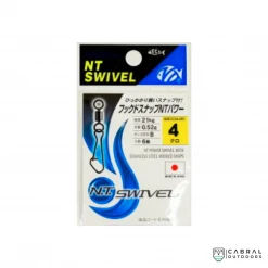 NT Swivel Terminal Tackles NT Power Swivel With Stainless Steel Hooked Snaps | Size: 1-1/0