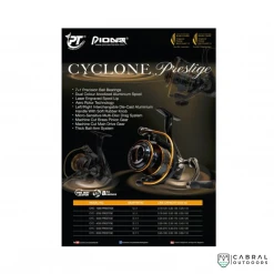 Pioneer Cyclone 5000 Prestige XE Spinning Reel Reels