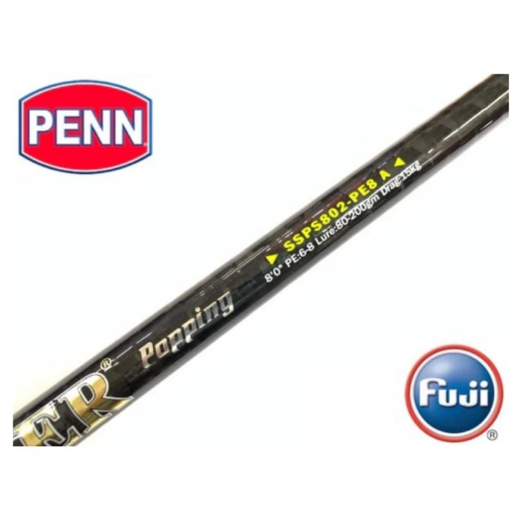 Fishing Rods PENN Spinfisher 8ft Popping Rod 5 Fishing Rods PENN Spinfisher 8ft Popping Rod