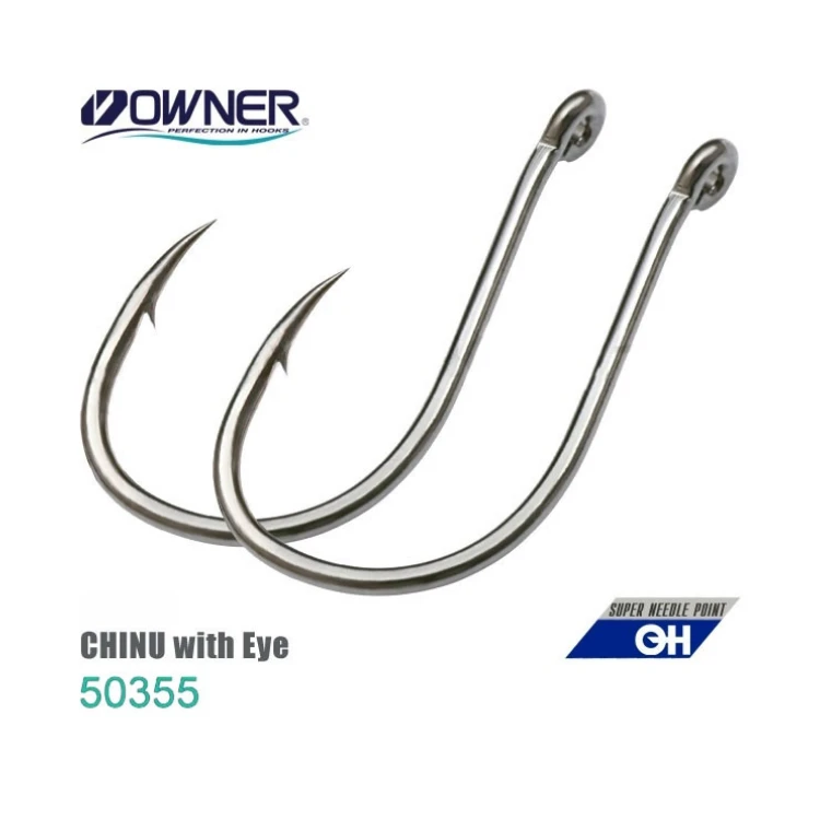 Owner Chinu With Eye Hook 50355 | Size: 3-3/0 3 Owner Chinu With Eye Hook 50355 | Size: 3-3/0