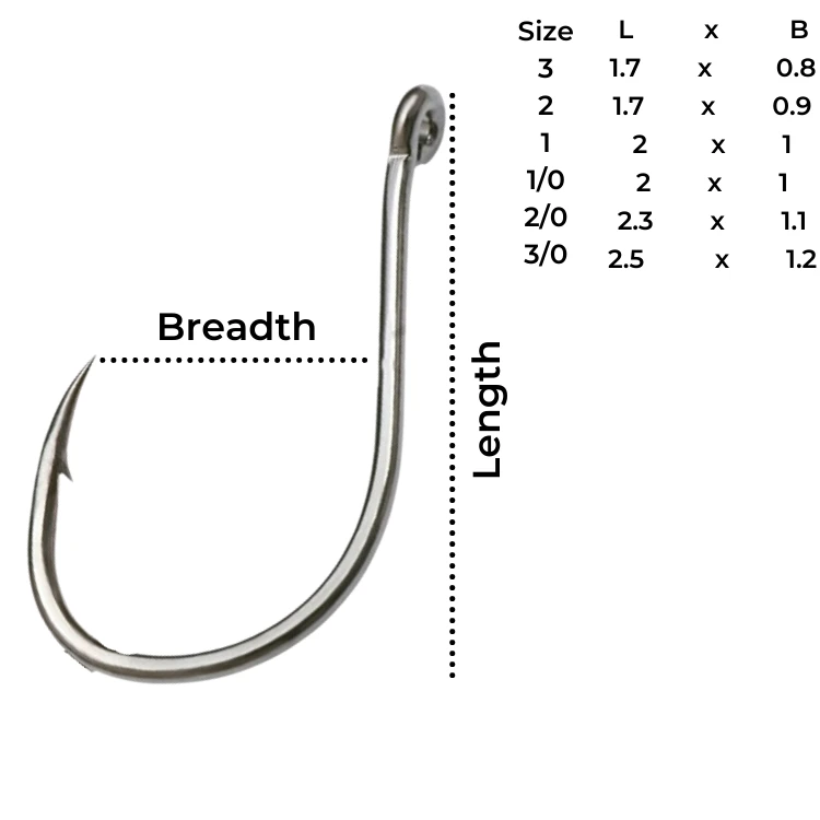 Owner Chinu With Eye Hook 50355 | Size: 3-3/0 4 Owner Chinu With Eye Hook 50355 | Size: 3-3/0