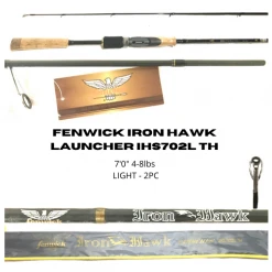 Fenwick Iron Hawk Launcher 7ft Spinning Rod Fishing Rods