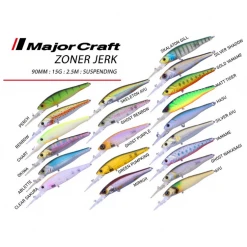 MajorCraft Zoner SP Jerkbait 90 ZJ90SP-R | 15g Lures