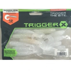 Aggression TriggerX Swimming Grub Carnassier | Size: 4inch/10cm | 4.87g | 12pcs/pk Lures