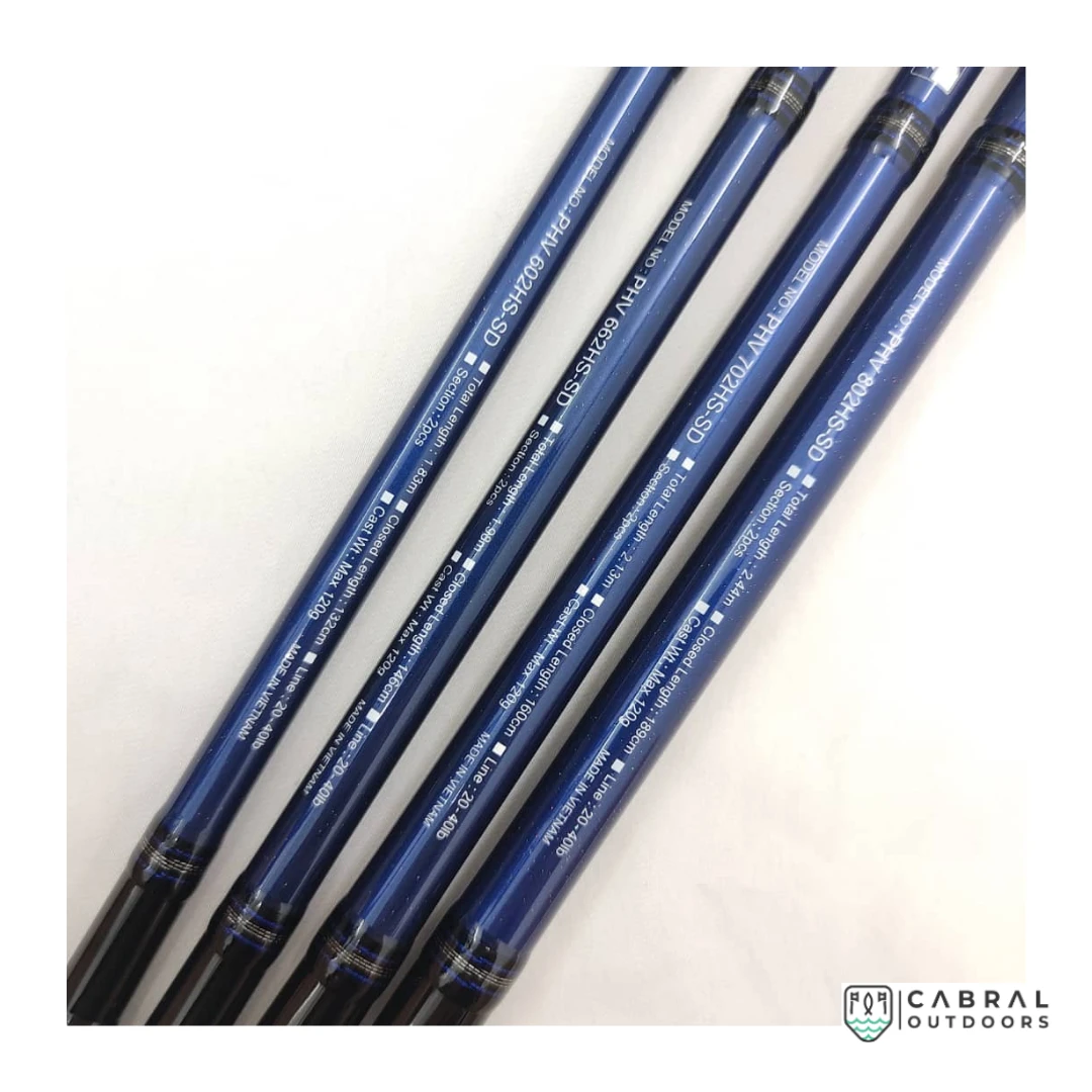 Fishing Rods Daiwa Phantom Versatile 7ft Spinning Rod 6 Fishing Rods Daiwa Phantom Versatile 7ft Spinning Rod