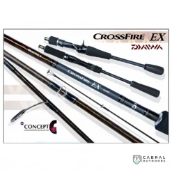 Daiwa Crossfire EX 6.62ft Spinning Rod