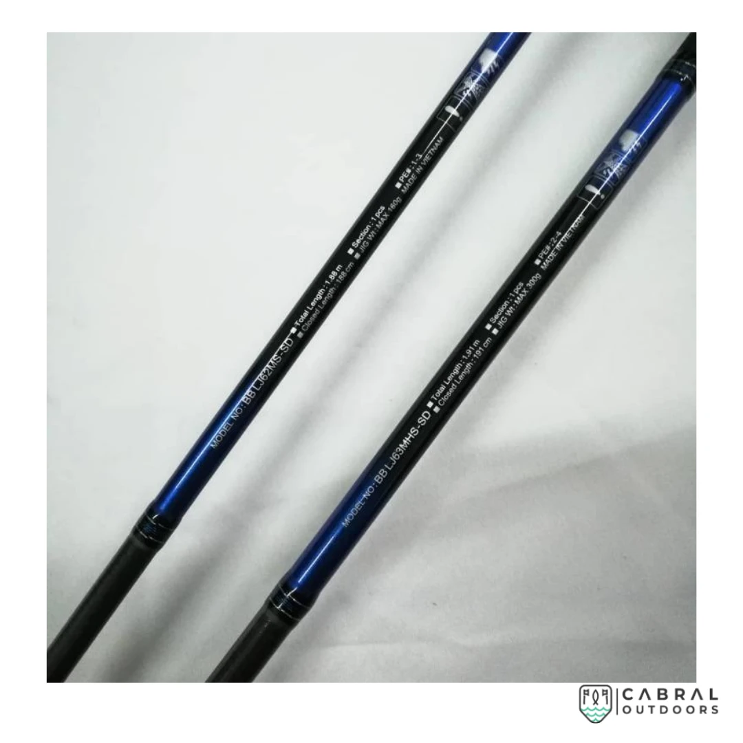 Daiwa Blue Backer Jigging 6.3ft Fishing Rod 4 Daiwa Blue Backer Jigging 6.3ft Fishing Rod