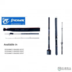 Pioneer Summit II 7ft-10ft Spinning Rod