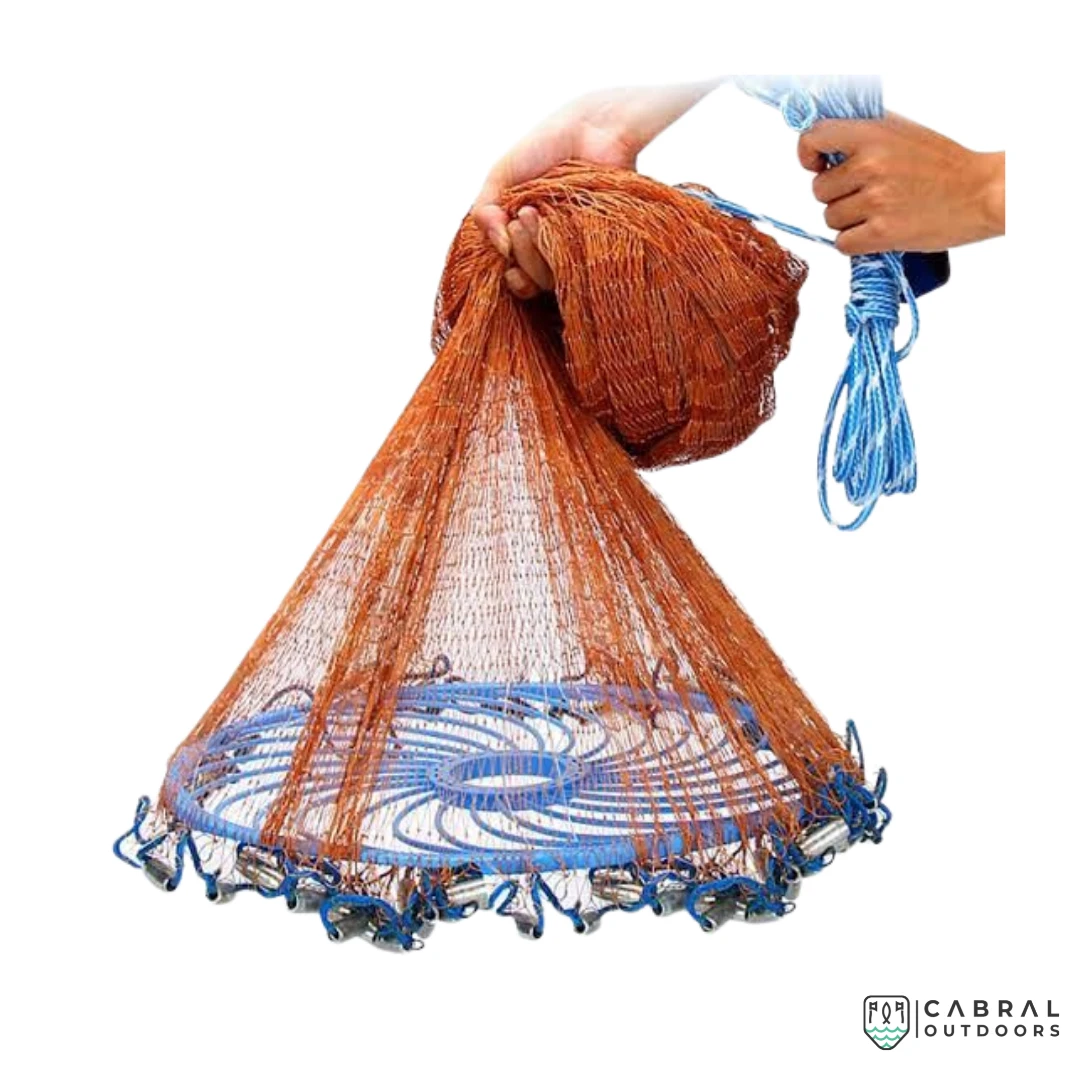 Cabral Outdoors Ring Cast Net | Size: 8ft-12ft 3 Cabral Outdoors Ring Cast Net | Size: 8ft-12ft
