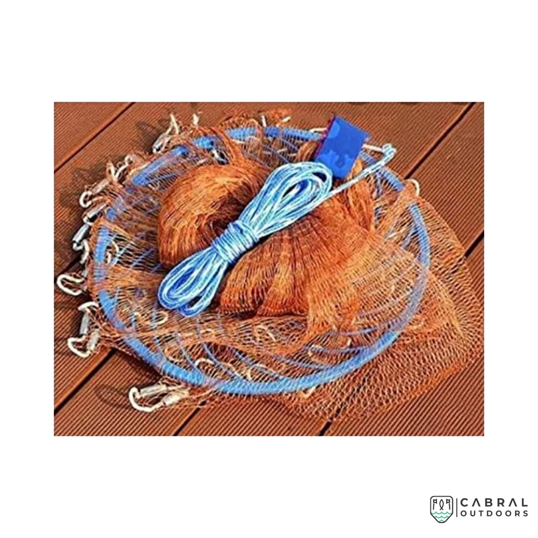 Cabral Outdoors Ring Cast Net | Size: 8ft-12ft 4 Cabral Outdoors Ring Cast Net | Size: 8ft-12ft