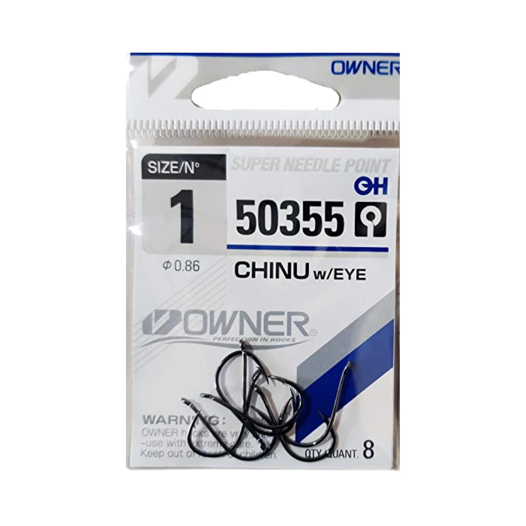 Owner Chinu With Eye Hook 50355 | Size: 3-3/0 5 Owner Chinu With Eye Hook 50355 | Size: 3-3/0
