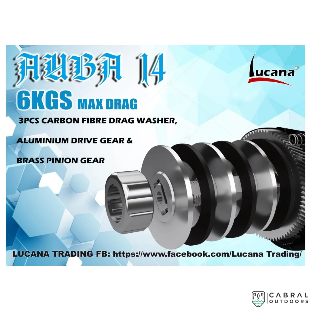 Reels Lucana Auba 14 Bait Casting Reel 8 Reels Lucana Auba 14 Bait Casting Reel