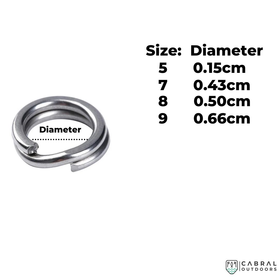 Mustad Saltism SS Split Rings | Size: 5-9 Rigging Accessories 4 Mustad Saltism SS Split Rings | Size: 5-9 Rigging Accessories