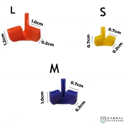 Cabral Outdoors Terminal Tackles Treble Hook Cover | Sizes: S, M, L | 5pcs/pk