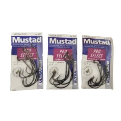 Hooks Mustad Megabite Pro Select Ultra Point Worm Hook 37177BLN | Size: 4 - 5/0