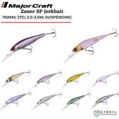 MajorCraft Zoner SP Jerkbait 110 ZJ110SP-R | 27g Lures