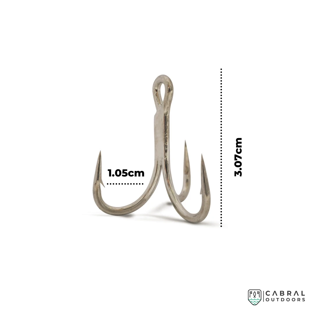Treble Hooks VMC Treble Fishing Hook (V7560TI) | Size: 2/0 | Pack Of 5 4 Treble Hooks VMC Treble Fishing Hook (V7560TI) | Size: 2/0 | Pack Of 5