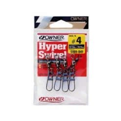 Terminal Tackles Owner Pro Parts Snagless Snap With Barrel Swivel 5189 | Size: 4-8