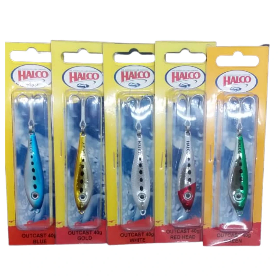 Halco Metal Outcast Jig Metal Lures - 40G 7 Halco Metal Outcast Jig Metal Lures - 40G