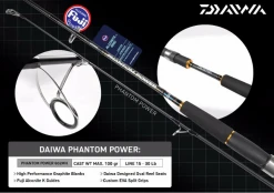 Daiwa Phantom Power 7ft-9ft Spinning Rod