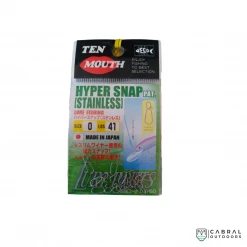 Ten Mouth Hyper Snap (Stainless) | Size: 0-2 Terminal Tackles