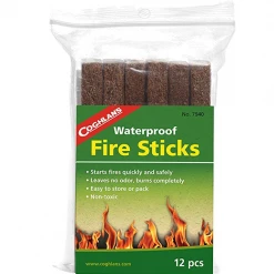 Coglans Coghlan's Waterproof Fire Sticks 12 Pieces Camping Accessories