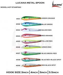 Lucana Hot Stamping Metal Spoons