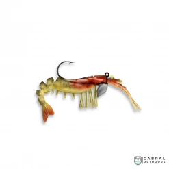 Lures Original Vudu Shrimp 3.25 Inch 1/4 OZ JIG PRE-RIGGED 2 PER PACK