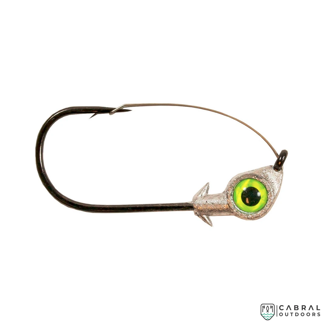 Hooks Zman Weedless Eye™ Jigheads 1/4 OZ 3pcs/pack 4 Hooks Zman Weedless Eye™ Jigheads 1/4 OZ 3pcs/pack