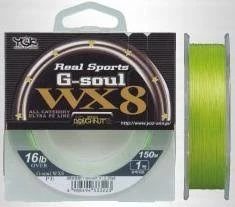 YGK Real Sports G-soul WX8 PE Braided Line | 25lb | 150m Japan