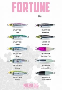 Lures Factory Finess Fishing Underground Micro Jig Shore Game Fortune 4.2cm | 12g 17 Lures Factory Finess Fishing Underground Micro Jig Shore Game Fortune 4.2cm | 12g