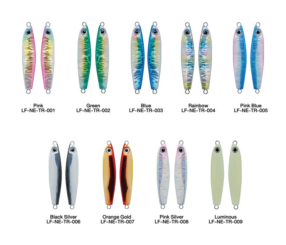 Lures Factory Neo Metal Jig Torrent | 30g And 40g (No Hooks) 9 Lures Factory Neo Metal Jig Torrent | 30g And 40g (No Hooks)