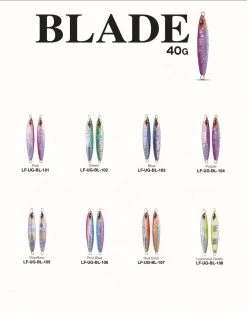 Lures Factory Underground Metal Jig Blade 8 Cm | 40g (No Hooks)
