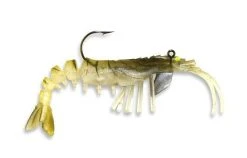 Lures Original Vudu Shrimp 3.25 Inch 1/4 OZ JIG PRE-RIGGED 2 PER PACK