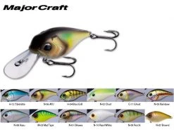 Lures MajorCraft Zoner Crank 55 Hard Crankbait ZC55-R | 12g