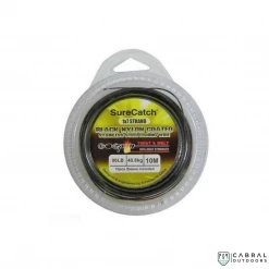 Sure Catch Black Nylon Coated Wire Leader