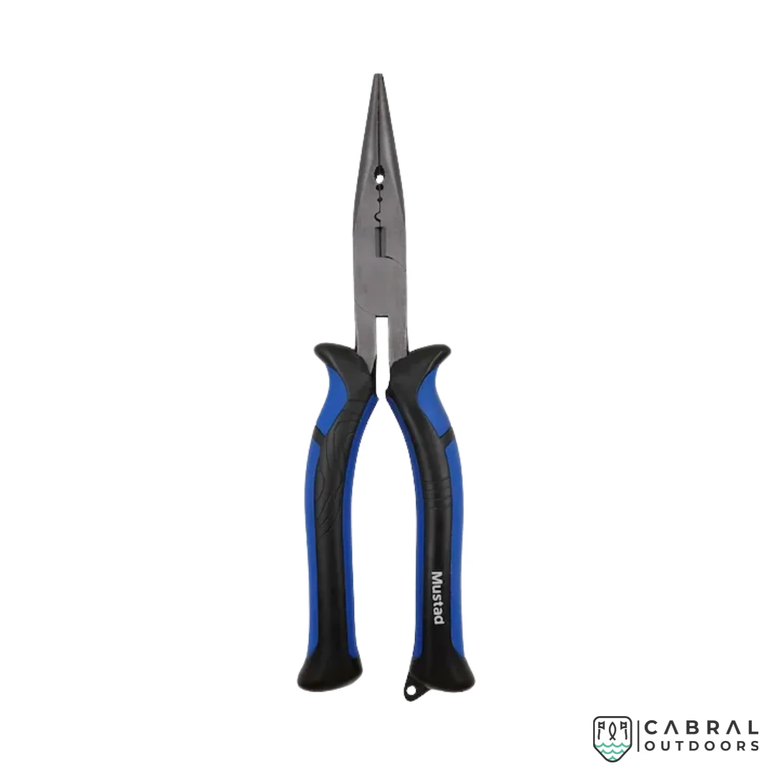 Pliers / Cutters Mustad MT108 Straight Nose Pilers - Blue 3 Pliers / Cutters Mustad MT108 Straight Nose Pilers - Blue
